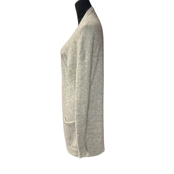Aritzia Wilfred Free Aronson Alpaca Wool Blend Oatmeal Color Cardigan sz Small - Picture 5 of 10